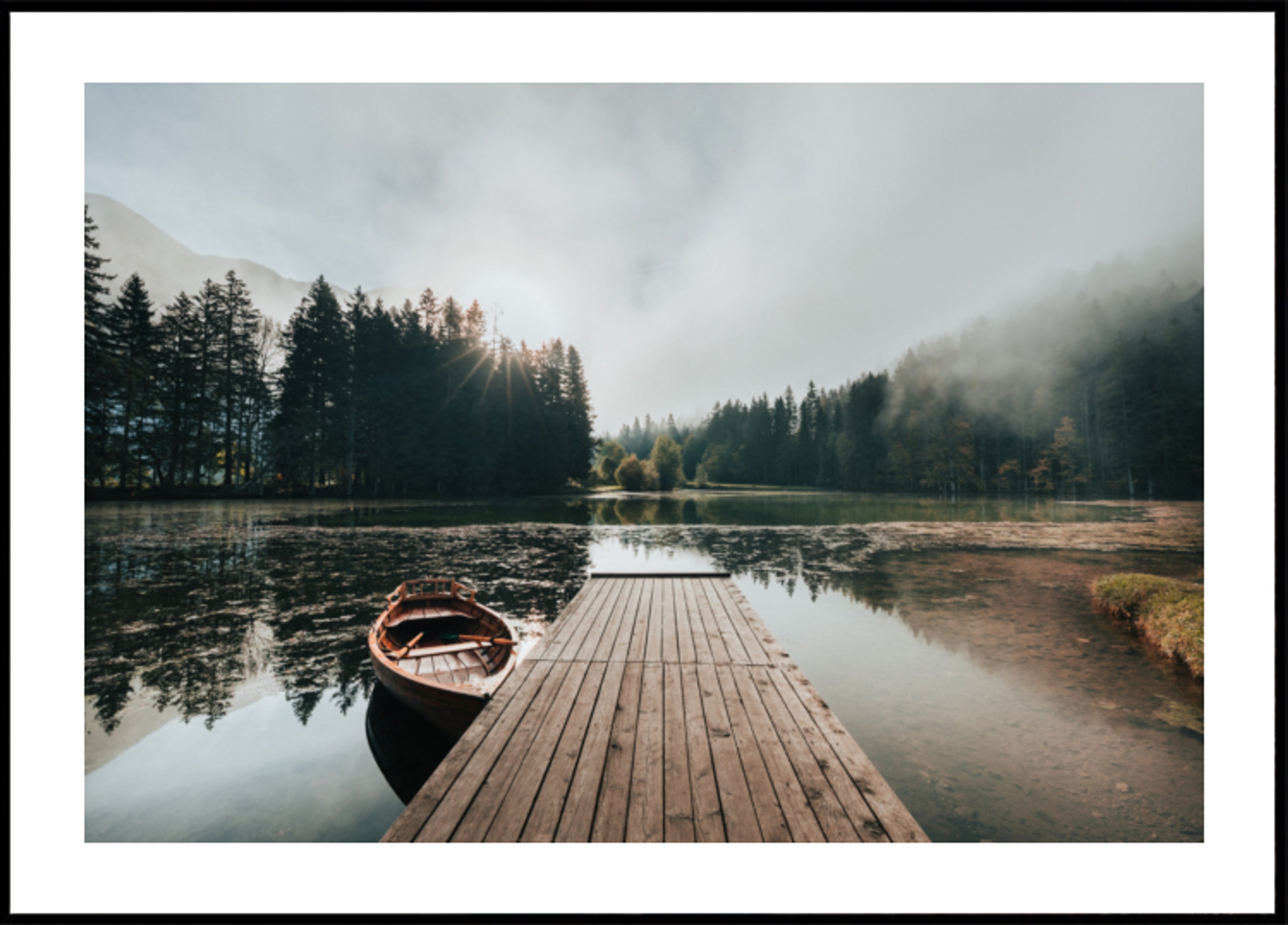 Klidný Lake Dock