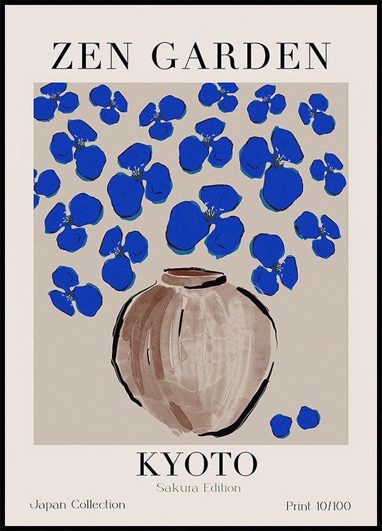 Cerulean Blossoms (NEW) - Posterbox
