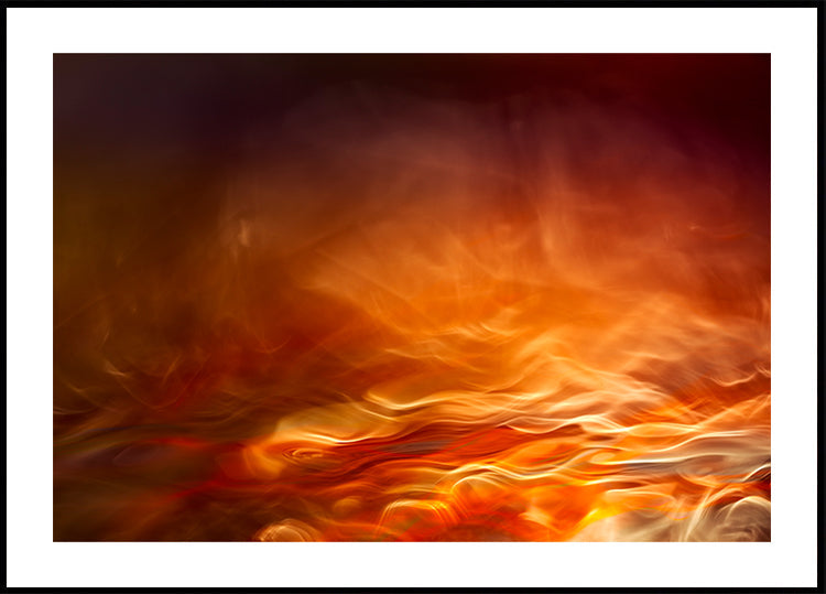 Burning water Plakat - Posterbox